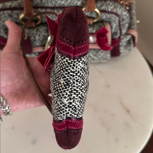 Coach Limited Edition Vintage Soho Tweed satchel and wristlet - Picture 15 of 17